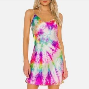 Dannijo Tie Dyed Silk Slip Dress Mini Size XS